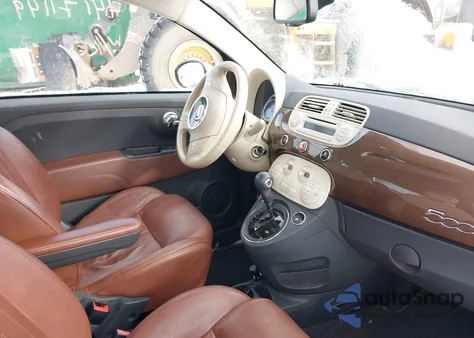 2012 Fiat 500 Lounge z USA, uszkodzony, nr VIN 3C3CFFCR5CT118307